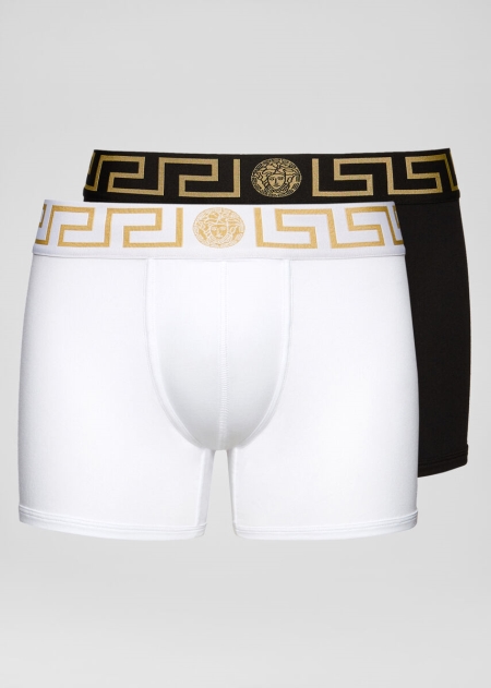 Boxeri Versace Greca Border Bi-Pack Barbati | ISGMUWL-56